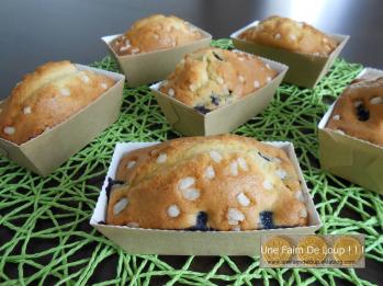 Cake aux myrtilles et zestes de citron