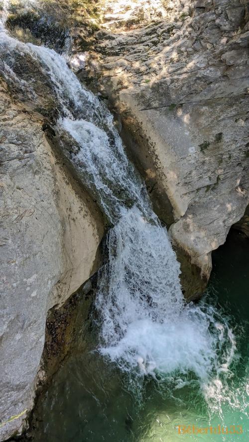 une cascade à Sospel 