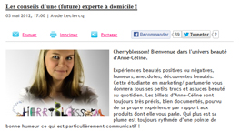 Parution dans la presse