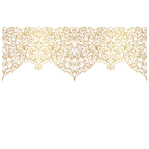 Bordures dentelle Or