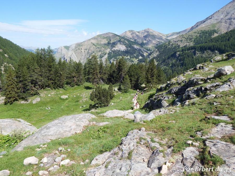 La rando pour aller au lac d'Allos dept 04