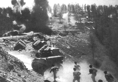 *Etape n° 46 -  L'investissement du Massif de l'AUTHION - Journée du 11 avril 1945