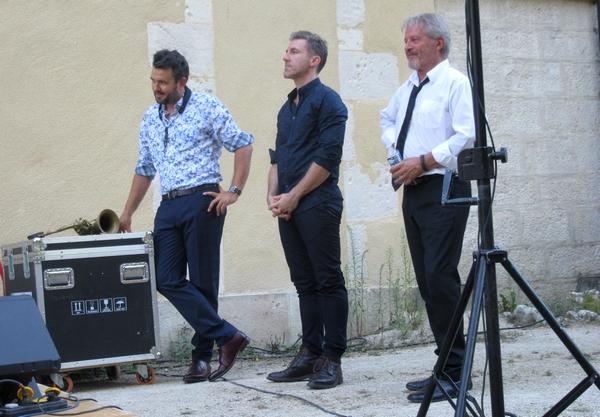 Nicolas Fourgeux et son 4TET a conquis les amateurs de swing  au jardin de la Mairie à Châtillon sur Seine