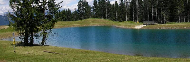Le plan d'eau de Crest-Voland