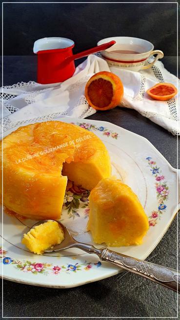 GATEAU LEGER A L'ORANGE SANGUINE
