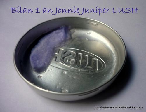 Bilan après Shampooing solide LUSH Jonnie Juniper