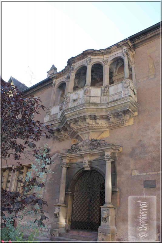 Alsace Haut-Rhin Colmar Corps de Garde portail et loggia