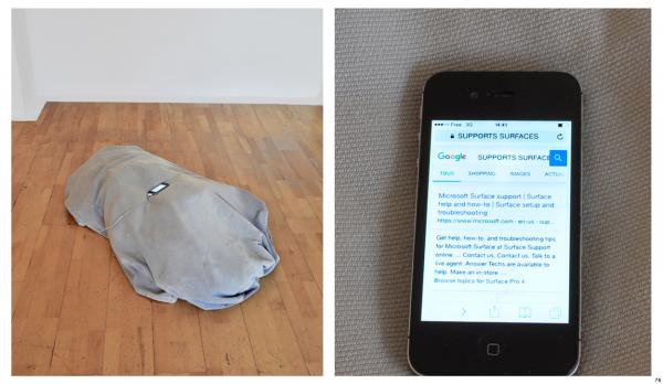 SUPPORTS SURFACES PAGE DU LIVRE