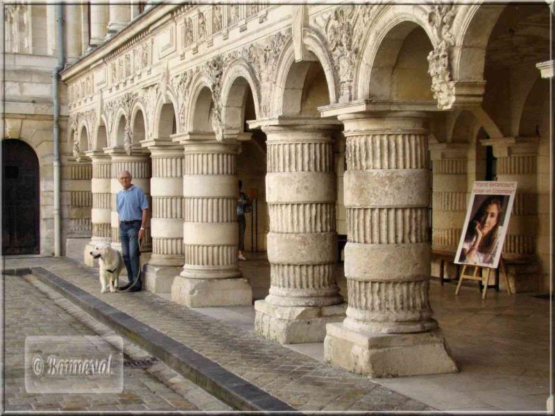 La Rochelle Hôtel de Ville la galerie aux arcades géminées