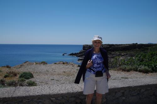Jacqueline à Rhodes 2010