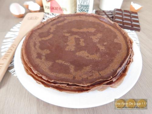 Pâte à crêpes au chocolat 