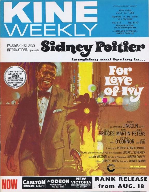 FOR LOVE OF IVY BOX OFFICE USA 1968