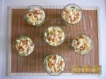 Crème de petits pois & allumettes d'oeuf