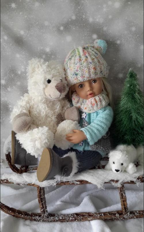 Kheira a réalisé l'ensemble hiver