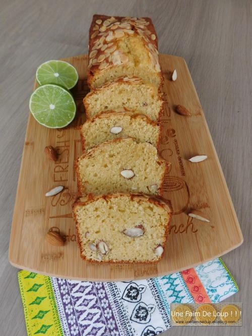 Cake aux amandes et au citron vert