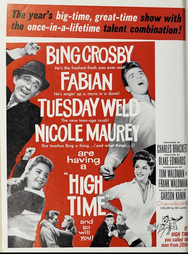 HIGH TIME box office USA 1960