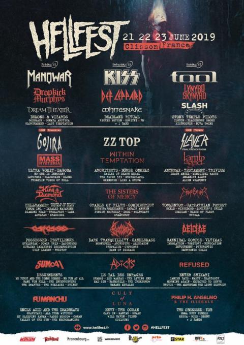 HELLFEST - L'affiche de l'édition 2019 dévoilée