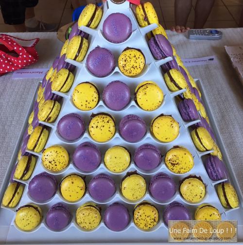 Pyramide de macarons - Repas de famille Juillet 2015