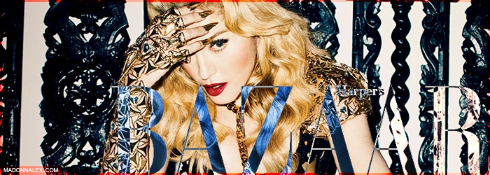 Madonna par Madonna pour Harper's Bazaar