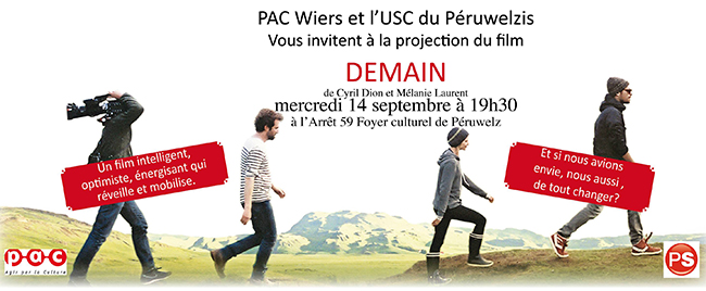 Projection du film « Demain », à Péruwelz