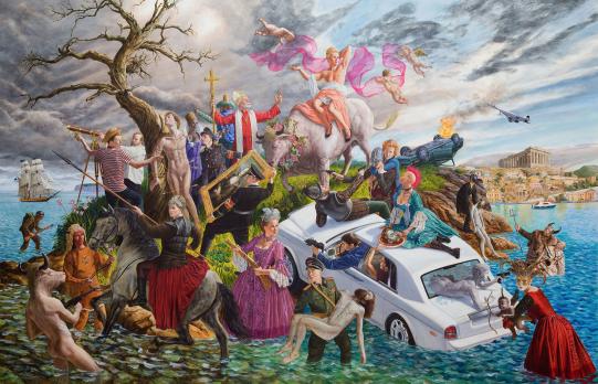 Kent Monkman’s Massive Renaissance-Style Paintings Upend Colonial ...