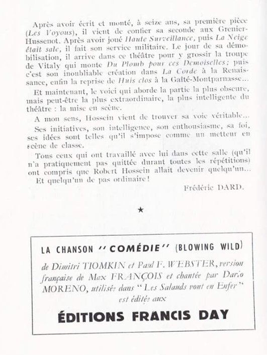 Nouvelles de Frédéric Dard, auteur de romans noirs