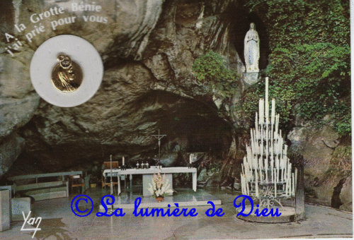 Lourdes : La grotte
