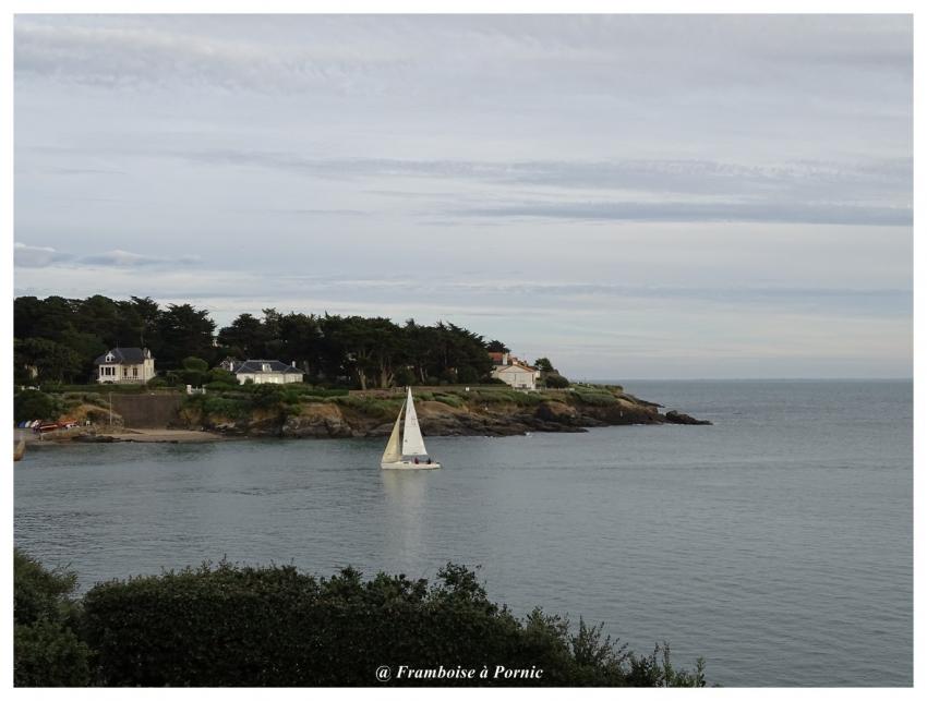Ria de Pornic au soleil couchant