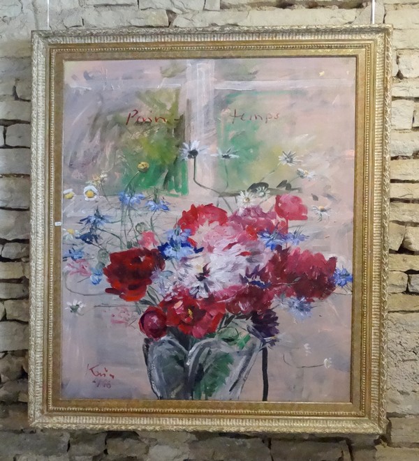 Karin Neumann a présenté son exposition d'été 2016...des fleurs, rien que des fleurs !