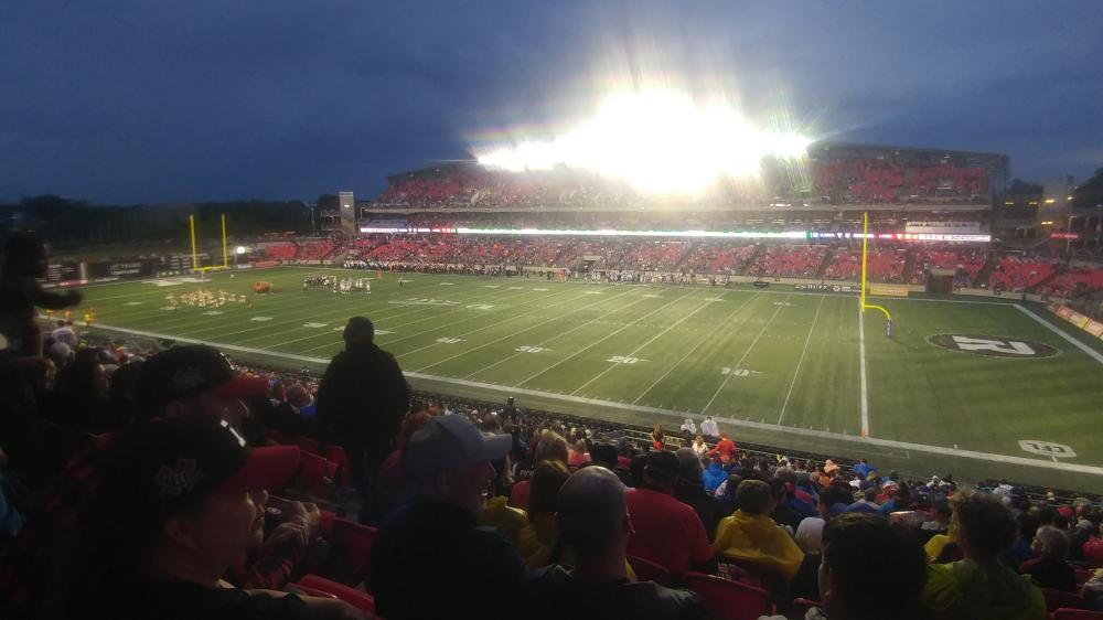 Ottawa Redblacks versus Winnipeg Blue Bombers at TD Place on June 13th 2024