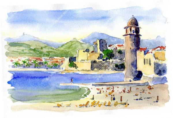 Aquarelles d'Alain Marc
