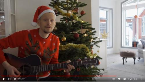 Erik Grönwall : vidéo voeux de Noël