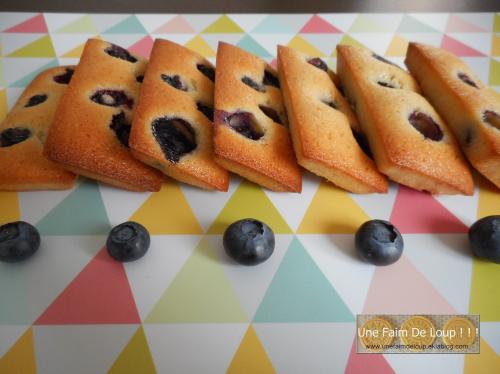 Financiers aux myrtilles