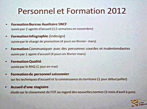 Assemblée Générale 2013 de l'Office de tourisme du Pays Châtillonnais