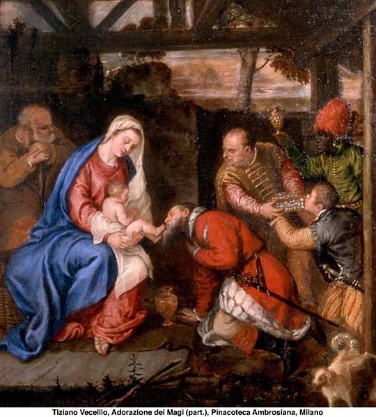 les rois mage Tiziano Vecellio
