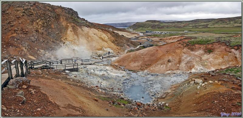 07/06/2023 : nous terminons la journée par le système volcanique de Krisuvik qui s'étend du sulfatare de Seltun au lac de Kleifarvatn - Péninsule de Reykjanes - Islande
