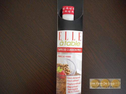 Partenariat Elle à table : Tapis de cuisson pro