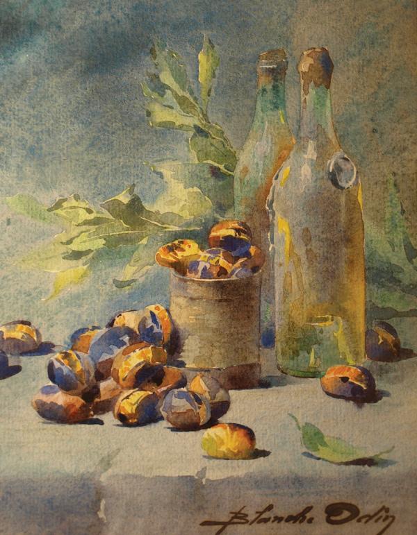 Aquarelles de : Blanche Odin