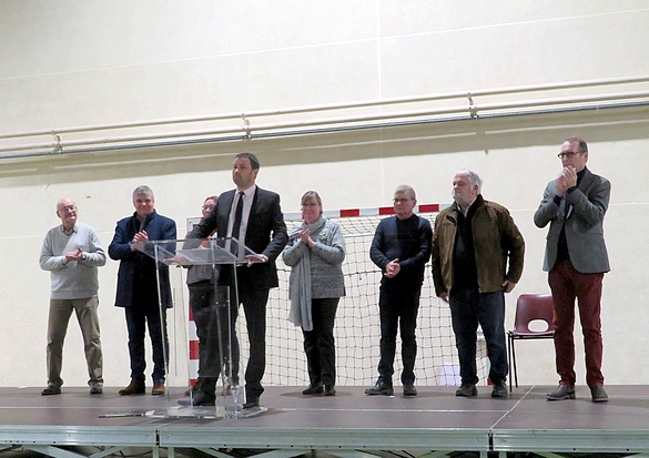Jérémie Brigand, Président de la Communauté de Communes du Pays Châtillonnais , a présenté ses vœux aux habitants du territoire