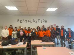sensibilisation sur le handicap à l'association Unis Cité Angers 04/11/24