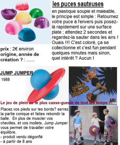 Nostalgiques ? puces sauteuses, jump jumper