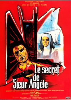 LE SECRET DE SOEUR ANGELE BOX OFFICE FRANCE 1956 AFFICHE DE RENE PERON
