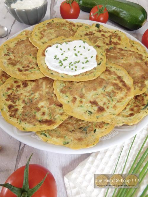 Pancakes à la courgette