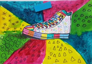 Arts plastiques: Mets tes baskets!
