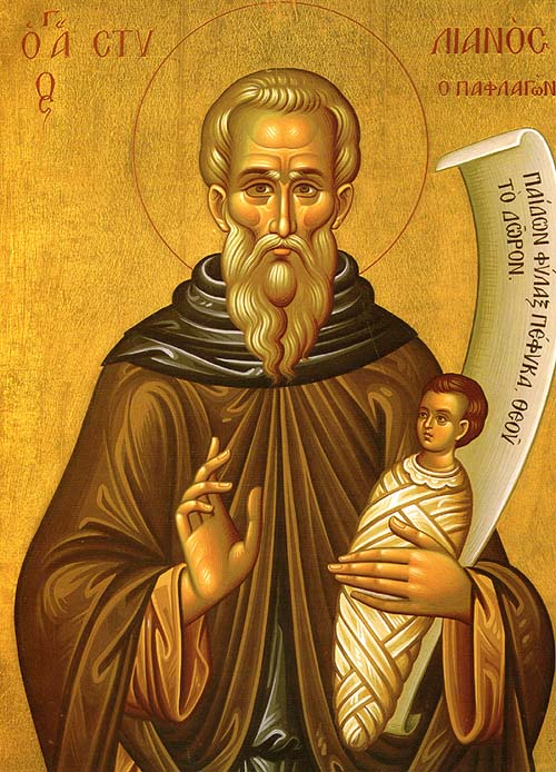 Saint Alipe le stylite, anachorète († v. 614)