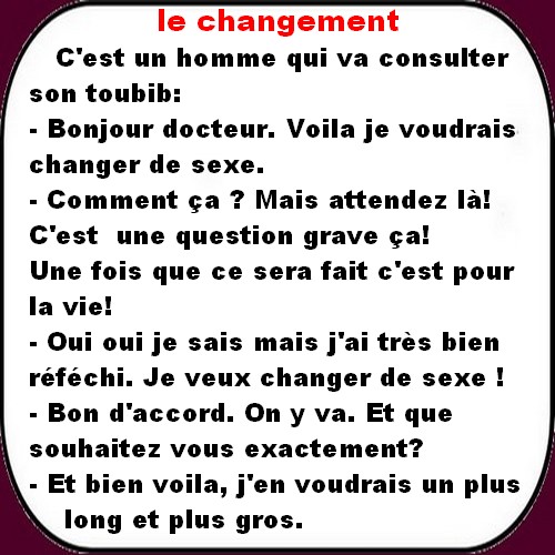 Les histoires drôles du dimanche pas pour tous !