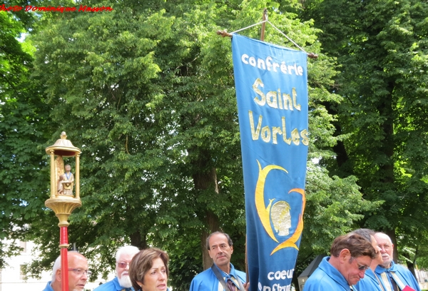 Saint Vorles a été fêté à Châtillon sur Seine....