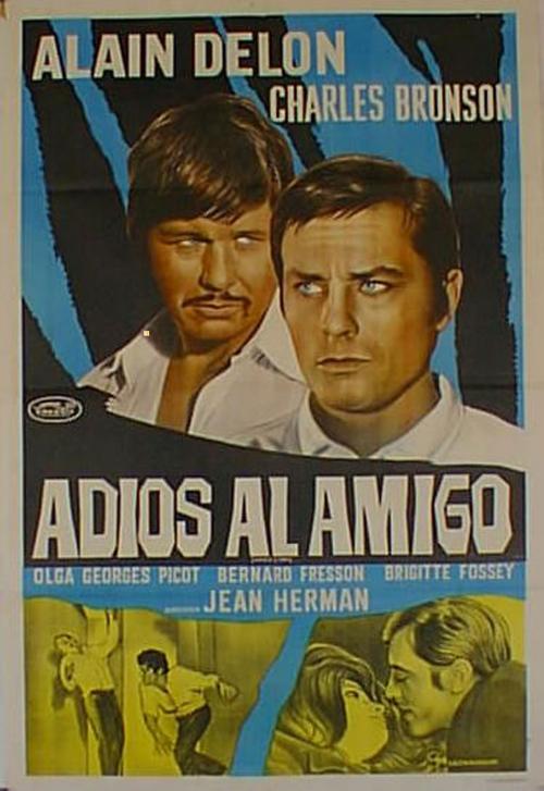 ADIEU L'AMI - ALAIN DELON AFFICHE ARGENTINE