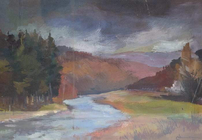 Peinture de Théophile Steffen peintre luxembourgeois