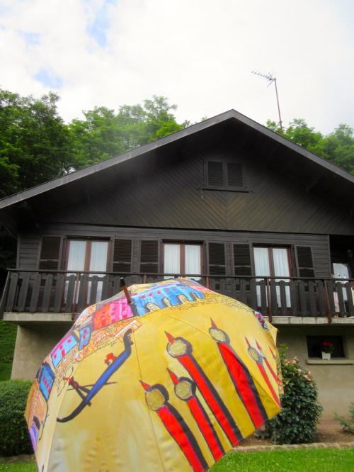 Chalets et ombrelles